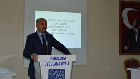 Batı Antalya Rehberlik Öğretmenleri Toplantısı Yapıldı.