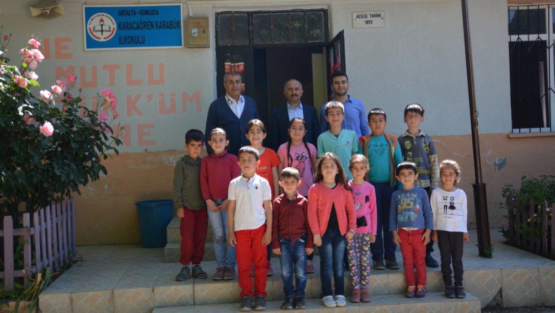 İlçe Milli Eğitim Müdürümüz Sayın M.Ali Girgin Karacaören Karabük İlkokulu'nu Ziyaret Etti.