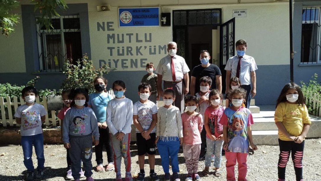 İlçe Milli Eğitim Müdürümüz Sayın Mustafa Aktaş, Karacaören Karabük İlkokulu'nu Ziyaret Etti.