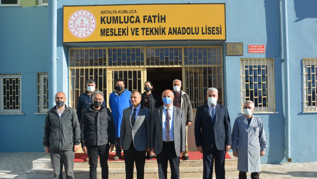 AHENK Projesi Kapsamında Kumluca Fatih  Mesleki ve Teknik Anadolu Lisesi Ziyaret Edildi.