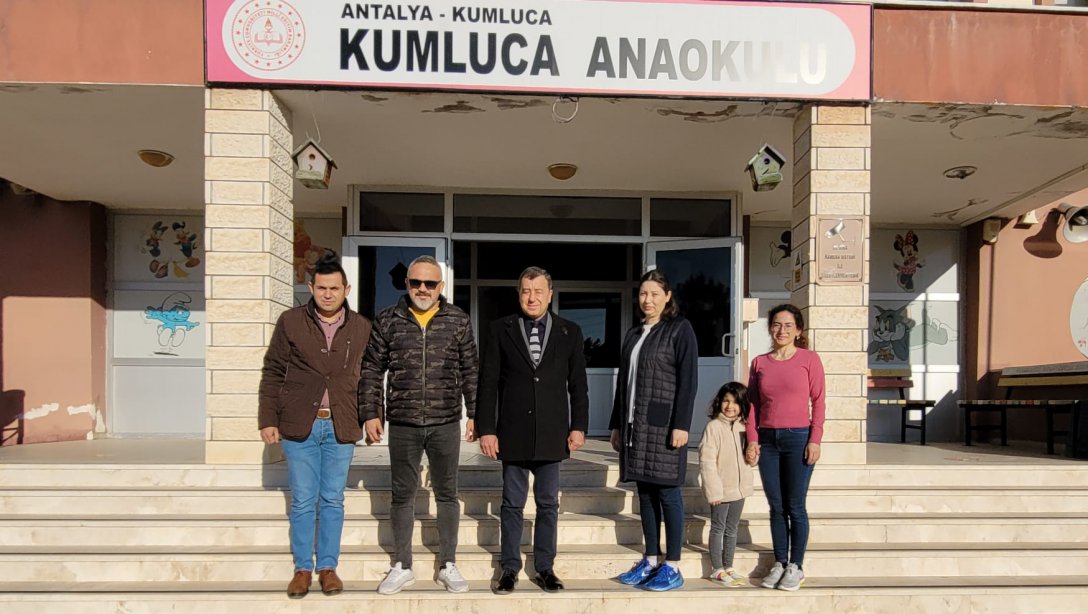 Ahenk Projesi Kapsamında İlçe Milli Eğitim Müdürümüz Kumluca Anaokulu' nu Ziyaret Etti.