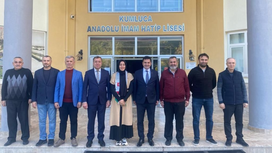 İl Milli Eğitim Müdürümüz Sayın Salih Kaygusuz, Kumluca Anadolu İmam Hatip Lisesi'ni ziyaret etti.