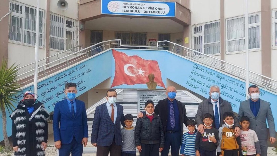 AHENK Projesi Kapsamında Beykonak Anadolu Lisesi ve Beykonak Sevim Öner İlk/Ortaokulu Ziyaret Edildi.