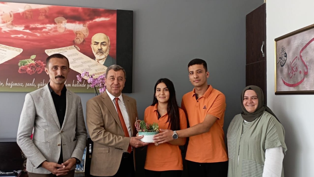 Özel Kumluca Teknokent Koleji'nden İlçe Milli Eğitim Müdürlüğü'ne Nezaket Ziyareti