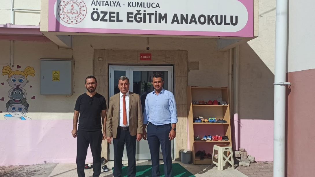 İlçe Milli Eğitim Müdürümüz Yusuf Tekdemir'den Özel Eğitim Anaokulu'na Ziyaret